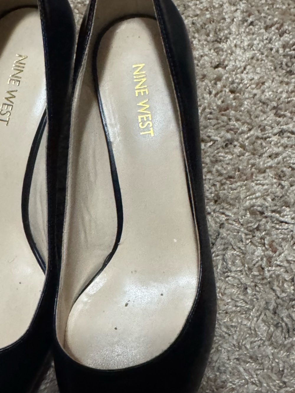 Nine West Arlene Black Pointed Toe Heels Classic Pumps - Picture 4 of 16